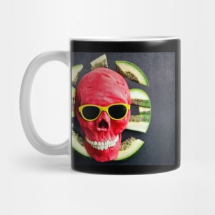 Happy Watermelon Wearing Sunglasses Mug